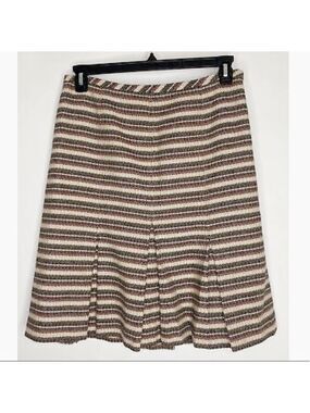 Ann Taylor LOFT Tweed Skirt 12 A-line